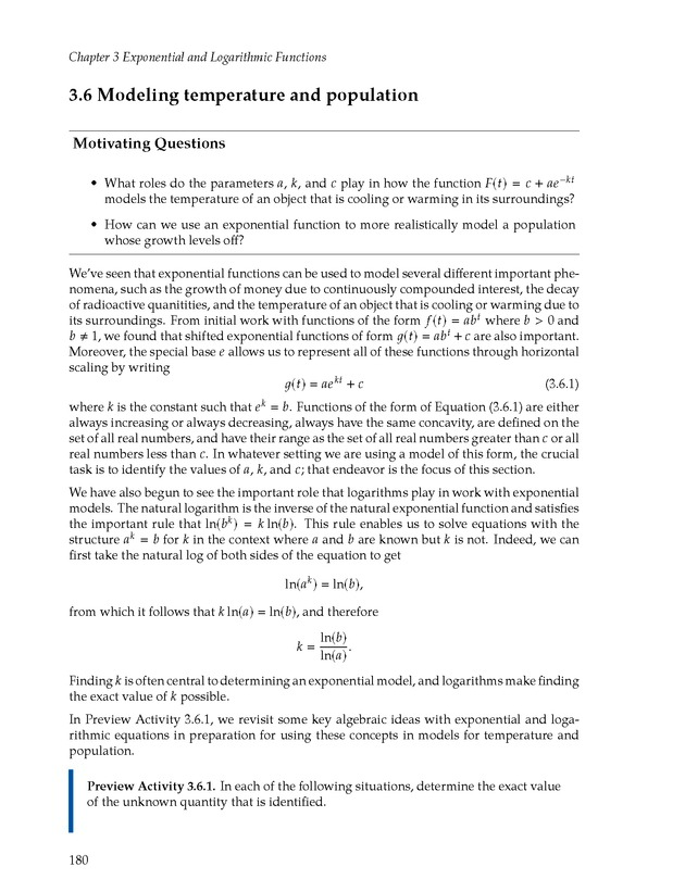 Active Preparation for Calculus - Page 180